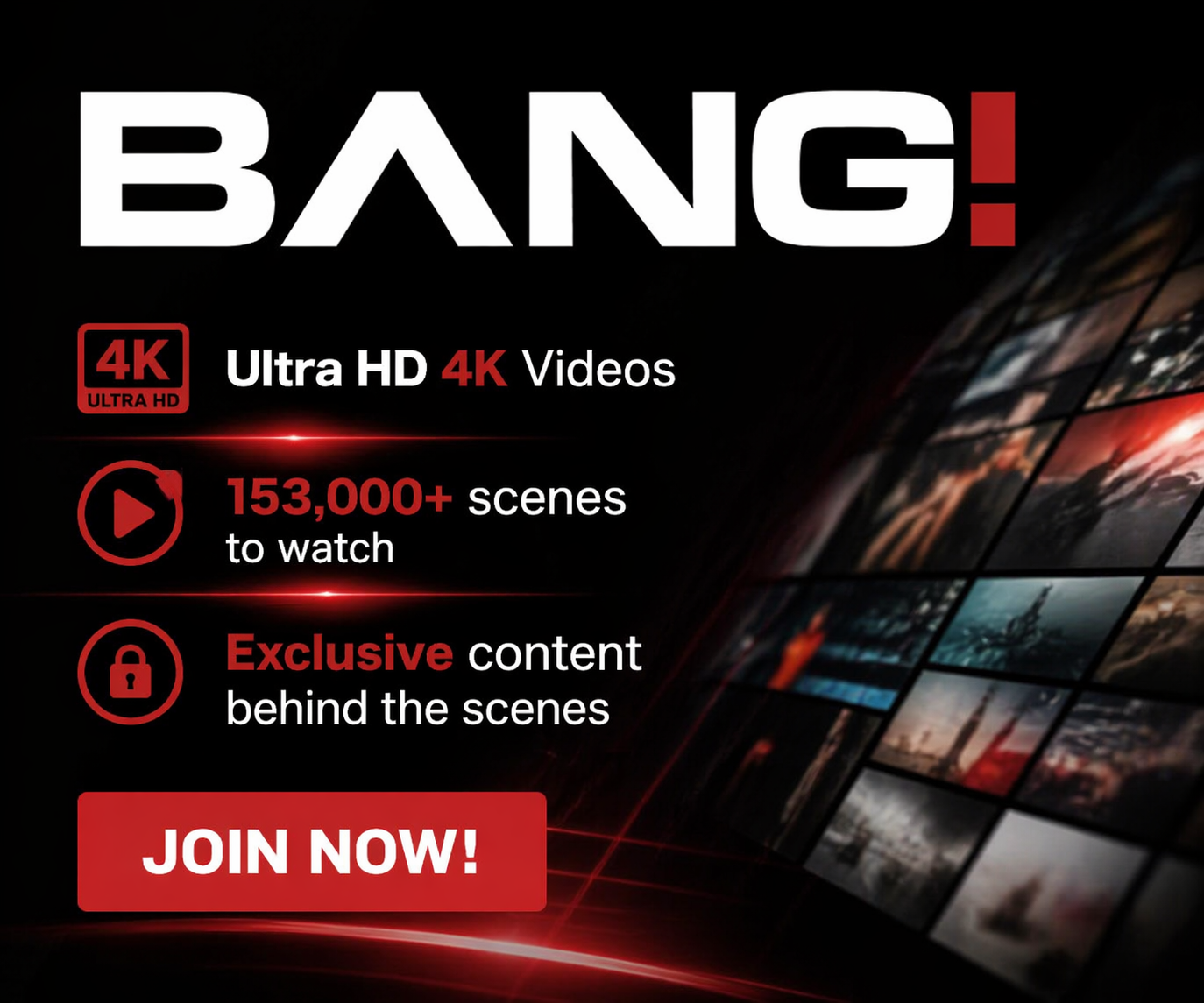 Bang - Ultra HD 4K videos